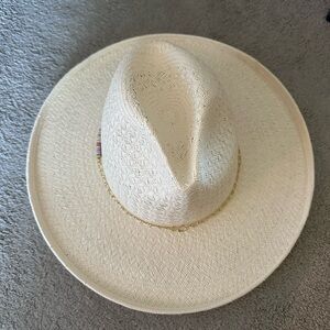 Cara Loren Pencil Brim Straw Gigi Pip Hat